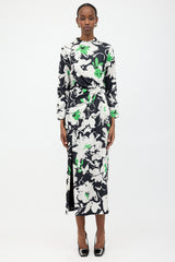 Lola Rose Satin Floral Maxi Dress