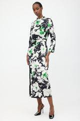 Lola Rose Satin Floral Maxi Dress