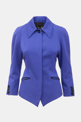 Lolita Lempicka 1980s Point Collar Jacket