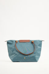 Longchamp Blue Nylon Le Pliage M Tote