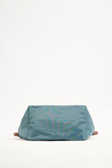 Longchamp Blue Nylon Le Pliage M Tote