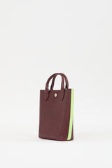 Longchamp Burgundy Leather Épure XS Bag