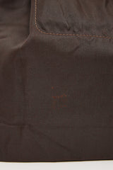 Longchamp Dark Brown Le Pliage Cinched Backpack