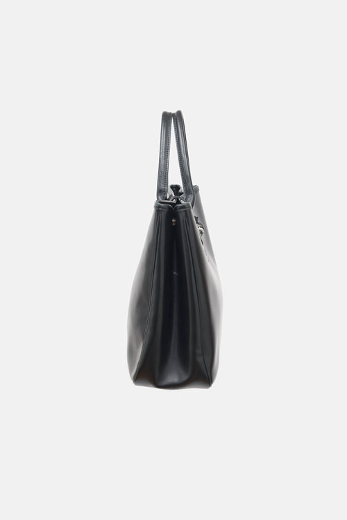 Longchamp Leather Le Roseau L Tote Bag