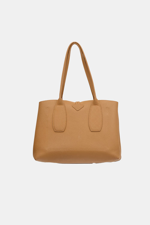 Longchamp Leather Medium Le Roseau L Tote Bag