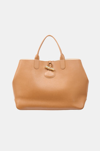 Longchamp Leather Reversible Le Roseau Bag
