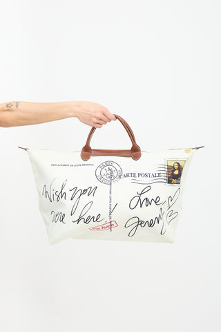 Longchamp X Jeremy Scott Paris Le Pliage Bag