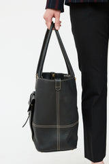 Loro Piana Globe Top Handle Bag