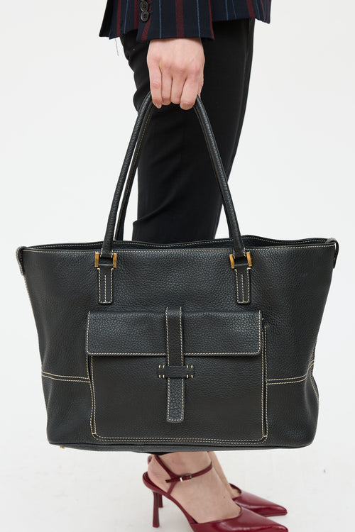 Loro Piana Globe Top Handle Bag