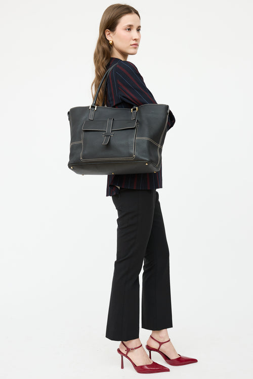 Loro Piana Globe Top Handle Bag