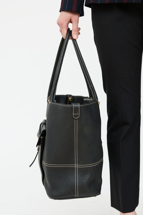 Loro Piana Globe Top Handle Bag