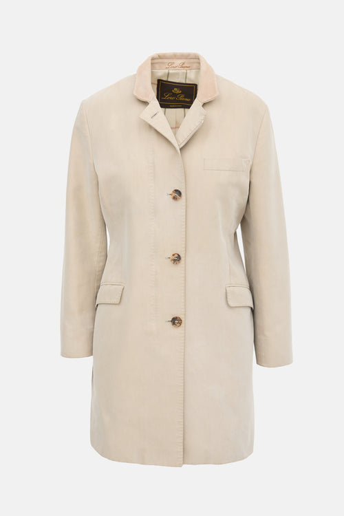 Loro Piana Blazer Zip Coat