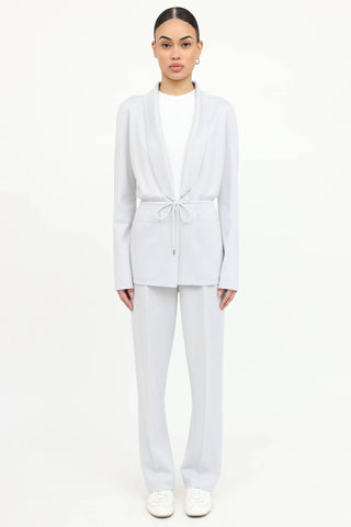 Cashmere Drawstring Cardigan