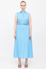 Loro Piana Linen Belted Dress