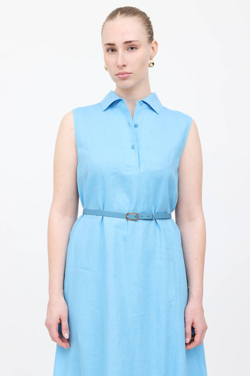 Loro Piana Linen Belted Dress