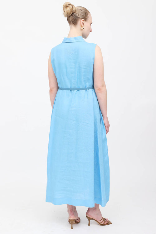 Loro Piana Linen Belted Dress