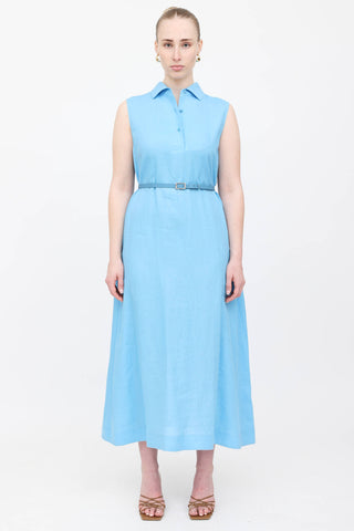 Loro Piana Linen Belted Dress