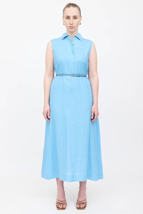 Loro Piana Linen Belted Dress