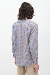 Loro Piana Blue & Multicolour Check Shirt