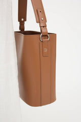 Loro Piana Leather Artemis Bucket Bag
