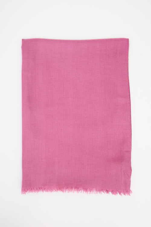 Loro Piana Cashmere & Silk Fringe Scarf