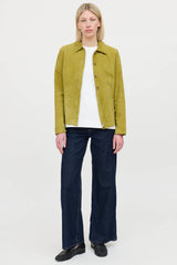 Loro PianaSuede Zip Button Up  Shirt