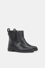 Loro Piana Leather Kilda Ankle Boot