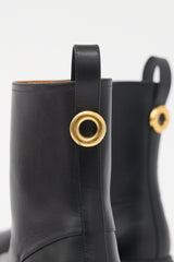 Loro Piana Leather Kilda Ankle Boot