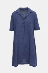 Loro Piana Linen Chambray Shirt Dress