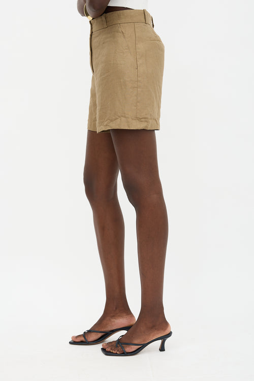 Loro Piana Linen Shorts