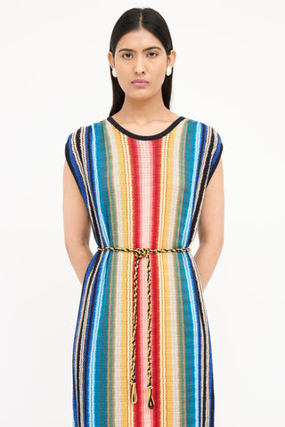 Loro Piana Knit Sleeveless Dress