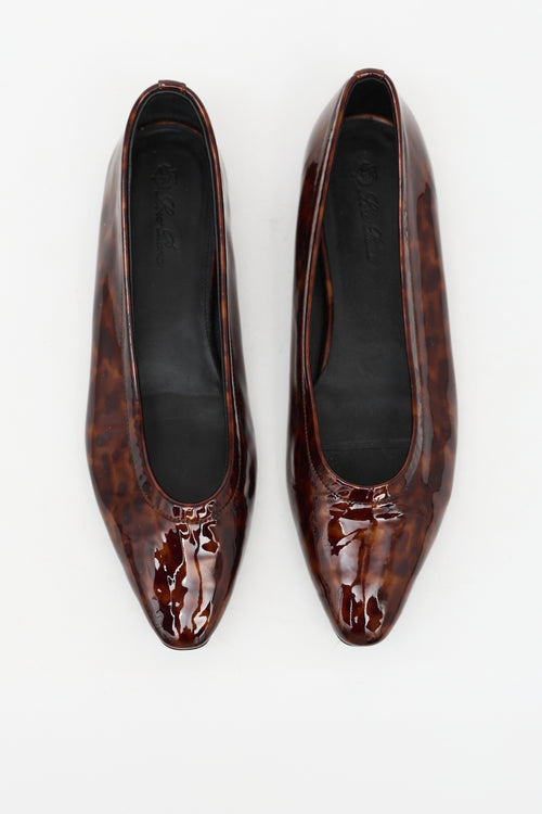 Loro Piana Patent Primula Ballet Flat