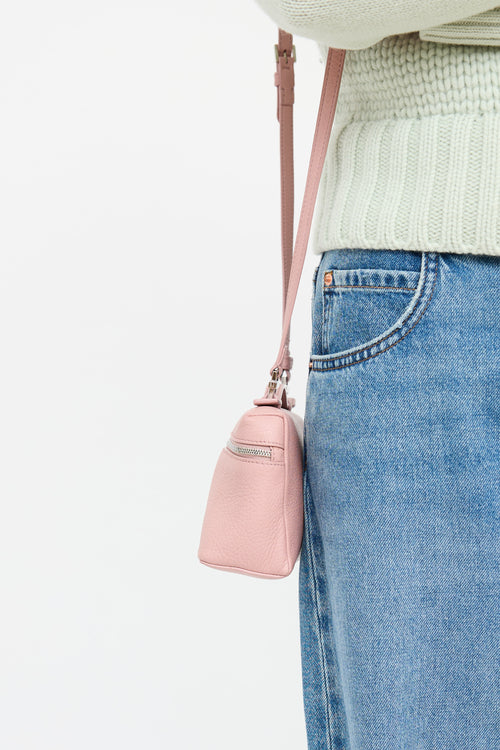 Loro Piana Leather Extra Pocket L19 Bag