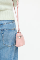 Loro Piana Leather Extra Pocket L19 Bag
