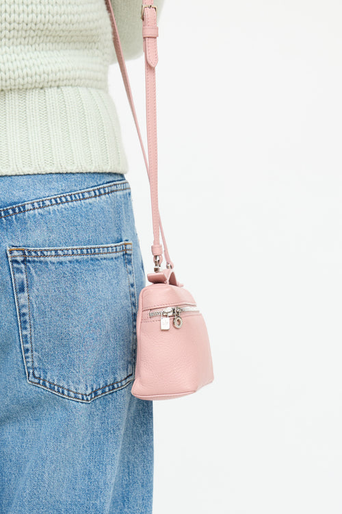 Loro Piana Leather Extra Pocket L19 Bag