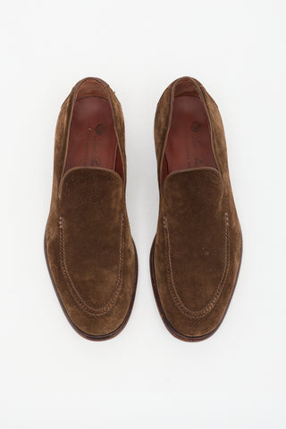 Loro Piana Suede City Walk Loafer