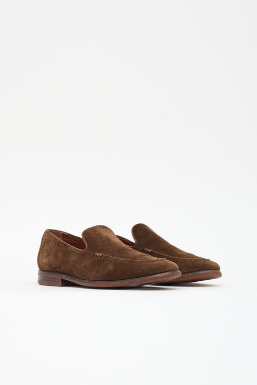 Loro Piana Suede City Walk Loafer