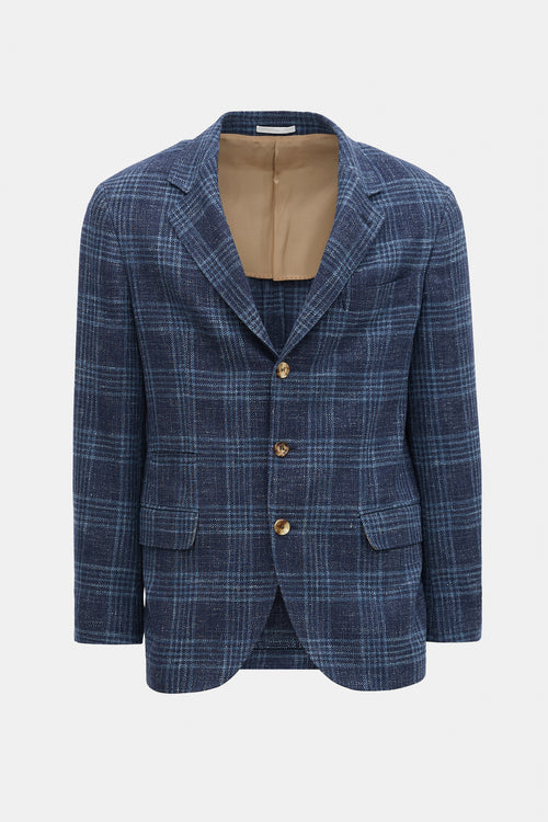 Brunello Cucinelli Tweed Plaid Blazer