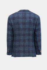 Brunello Cucinelli Tweed Plaid Blazer