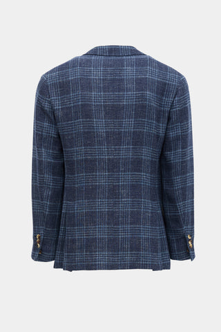 Brunello Cucinelli Tweed Plaid Blazer