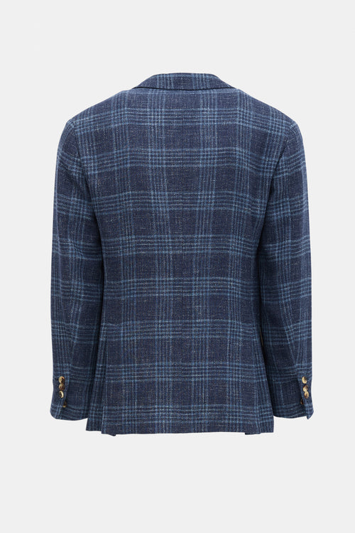 Brunello Cucinelli Tweed Plaid Blazer