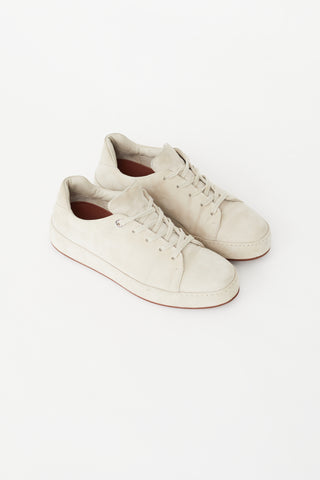 Loro Piana Grey Suede Nuages Sneaker