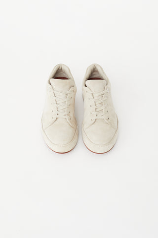 Loro Piana Grey Suede Nuages Sneaker