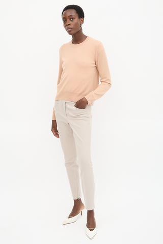 Loro Piana Slim Leg Zip Trouser