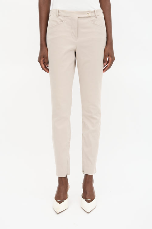 Loro Piana Slim Leg Zip Trouser