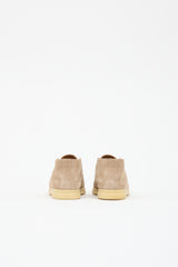 Loro Piana Suede Open Walk Ankle Boot