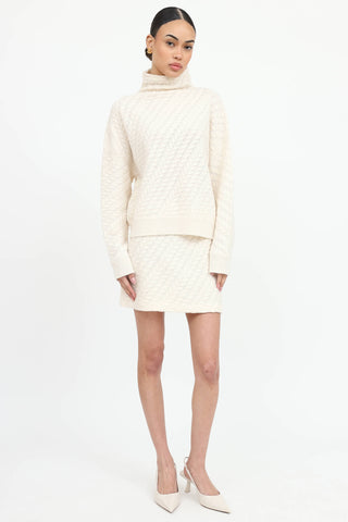 Cashmere Sweater & Skirt Co-Ord Set