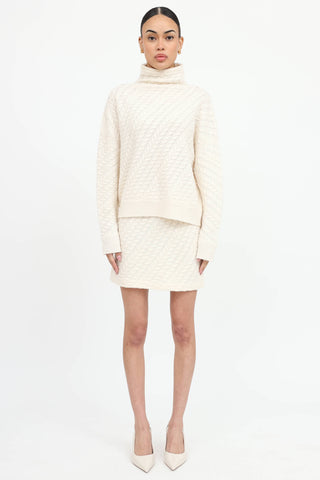 Cashmere Sweater & Skirt Co-Ord Set