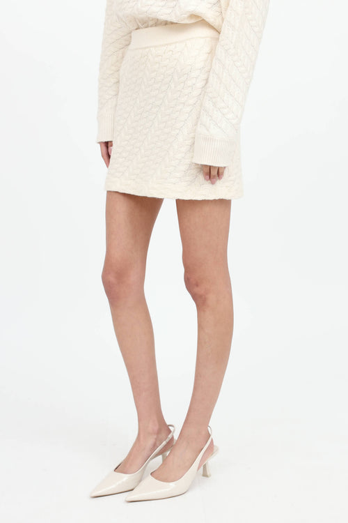 Cashmere Sweater & Skirt Co-Ord Set