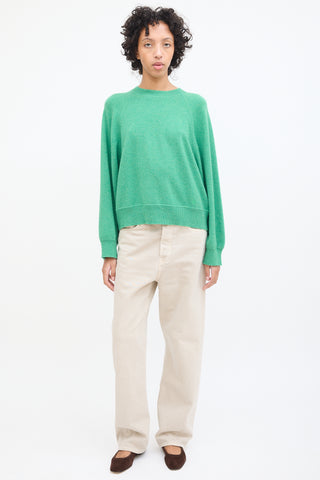 Lou Lou Studio Green Cashmere Pemba Sweater